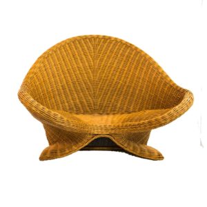 Small organic rattan chair