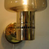 Glass and Brass wall lamps V-220 by Hans-Agne Jakobsson 1950s - Sweden