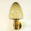 Glass and Brass wall lamps V-220 by Hans-Agne Jakobsson 1950s - Sweden