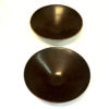 Lovely pair of glazed vintage ceramic bowls by Carl Harry Stålhane, Sweden 1950s