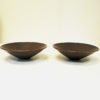 Lovely pair of glazed vintage ceramic bowls by Carl Harry Stålhane, Sweden 1950s