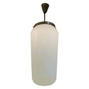 Large and lovely White Industry Lamp 1940/50s - Scandinavia