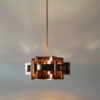 Danish Copper ceiling lamp by Holm Sørensen 1960s Danish Copper ceiling lamp by Holm Sørensen 1960s