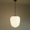Opaline glass pendant by Pukeberg Glassverk, Sweden 1940s