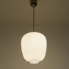 Opaline glass pendant by Pukeberg Glassverk, Sweden 1940s