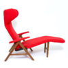 Danish modern chaise lounge design HW Klein for Bramin