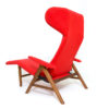 Danish modern chaise lounge design HW Klein for Bramin