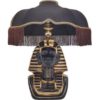 Tutankhamun lamp, Ahura porcelain, black & gold, 1970`s ca, Italian Tutankhamun lamp, Ahura porcelain, black & gold, 1970`s ca, Italian