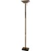 Chrome & brass floor lamp by Deknudt Lighting 1970`s ca, Belgian