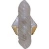 Hillebrand wall light 47 cm tall, brass & glass, 1970`s ca, German