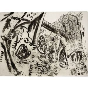 Malcolm Morley print untitled, 1982 ca, American