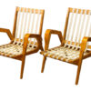 Pair of Mid Century Armchairs by Frantisek Jirak