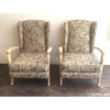 1940s pair of french armchairs