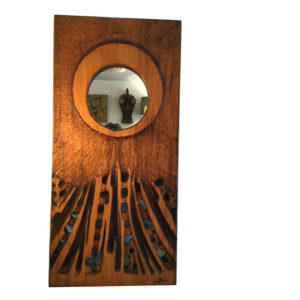Wall Mirror 1980s by Patrick Guallino