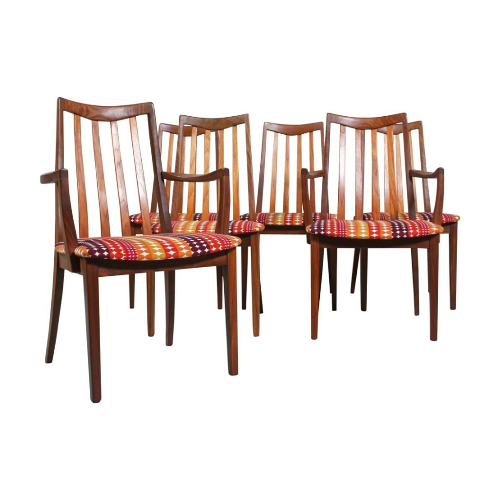 Set of 6 vintage dining chairs by Gplan, 1960s