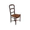6 pcs, Original Danish country style chairs, 50s