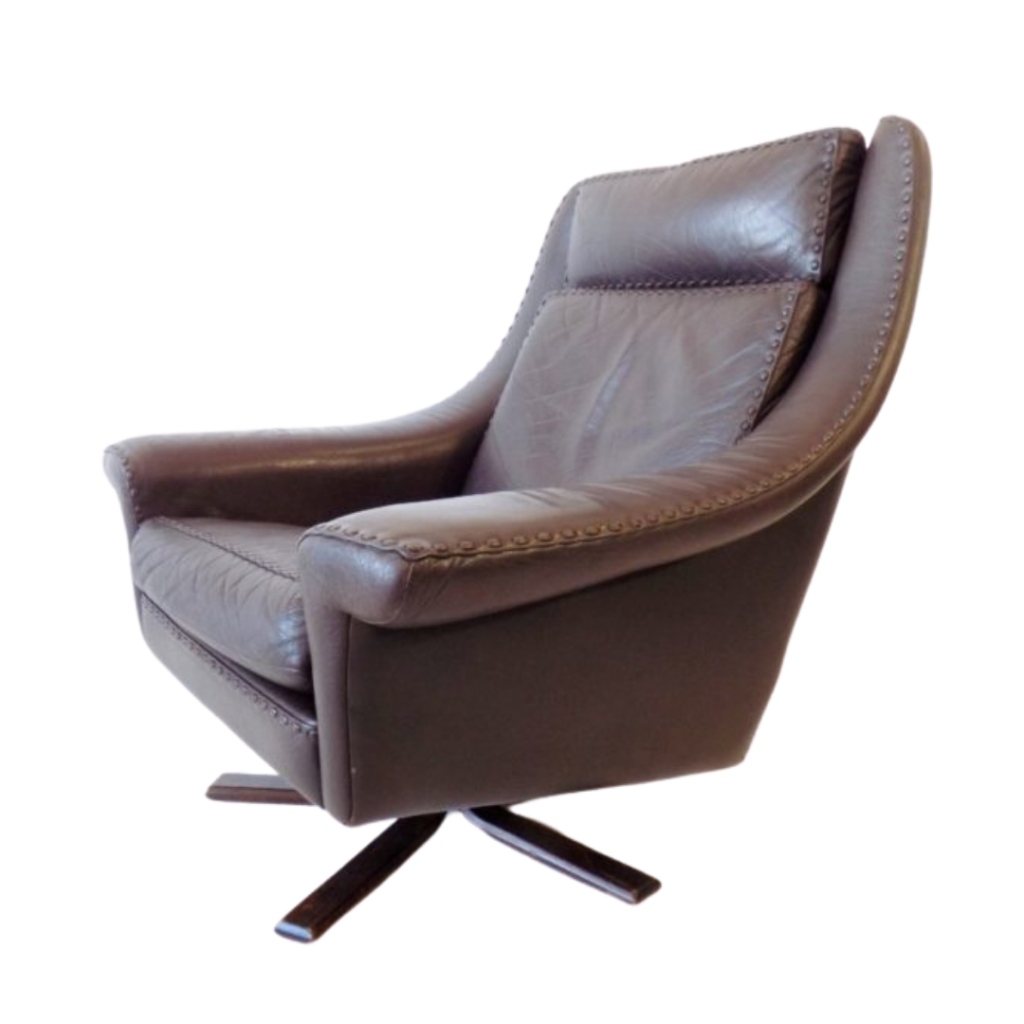 Matador leather armchair by Aage Christiansen for Erhardsen&Andersen