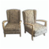 1940s pair of french armchairs