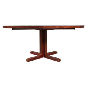 Oval Danish Rosewood Dining Table from Skovby, 1960s