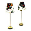 Swedish pair of Brass Table Lamps by Sonja Katzin for ASEA 1950s