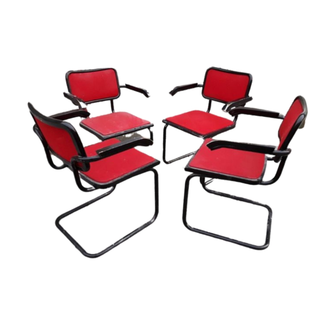 Chairs model b64, cesca designed by Marcel Breuer