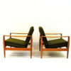 Danish Midcentury easy chairs Èk` by Illum Wikkelsø for Niels Eilersen 1960s