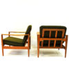 Danish Midcentury easy chairs Èk` by Illum Wikkelsø for Niels Eilersen 1960s