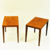 Danish Teak sidetables by Severin Hansen 1950`s