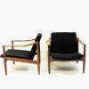 Vintage teak armchair pair by Hartmut Lohmeyer 1950s, Germany Vintage teak armchair pair by Hartmut Lohmeyer 1950s, Germany