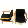 Vintage teak armchair pair by Hartmut Lohmeyer 1950s, Germany Vintage teak armchair pair by Hartmut Lohmeyer 1950s, Germany