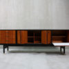 Vintage wooden and brass sideboard from G-Plan, 1960s