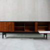 Vintage wooden and brass sideboard from G-Plan, 1960s