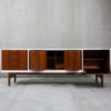 White Lacquered Long Sideboard, 1960’s