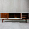 White Lacquered Long Sideboard, 1960’s