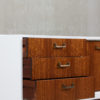 White Lacquered Long Sideboard, 1960’s