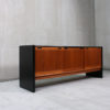 Danish Teak & Black Sideboard, 1970s