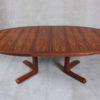 Oval Danish Rosewood Dining Table from Skovby, 1960s