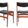 Teak danish dining chairs by Erik Buch from 1960s, set of 2