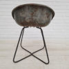Armchair made of old tractor seat, 50s, metal, original colour