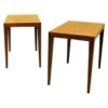 Danish Teak sidetables by Severin Hansen 1950`s