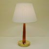 Teak and brass Table lamp by Hans Bergström for Asea, Sweden 1940s