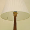 Teak and brass Table lamp by Hans Bergström for Asea, Sweden 1940s