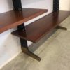 1950s Italian Ignazio Gardella Brass & Mahogany Bookcase 1950s Italian Ignazio Gardella Brass & Mahogany Bookcase
