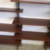1950s Italian Ignazio Gardella Brass & Mahogany Bookcase 1950s Italian Ignazio Gardella Brass & Mahogany Bookcase