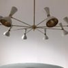 1960 Stilnovo Style Italian Diabolo Chandelier 1960 Stilnovo Style Italian Diabolo Chandelier