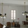 1960s Stilnovo Style Diabolo Italian Chandelier
