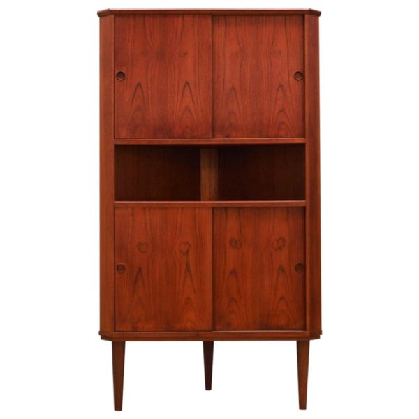Corner cabinet teak, Danish design, 70's