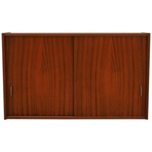 Hanging cabinet mahogany, Danish design, 60's