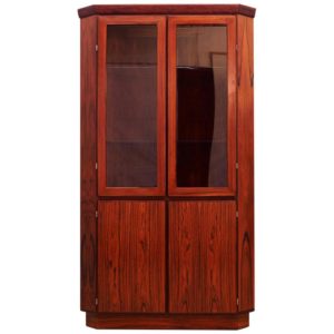 Corner cabinet rosewood, Danish design, 60's