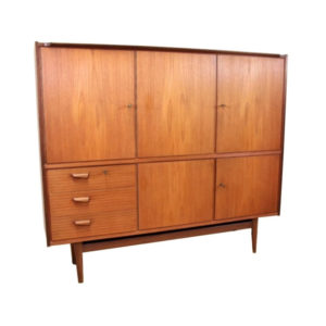 Solid Danish Teak Highboard 1960’s
